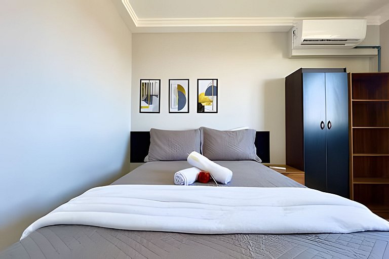 Apto a 150m da PRAIA Churrasq. c/ Piscina - Wi-fi