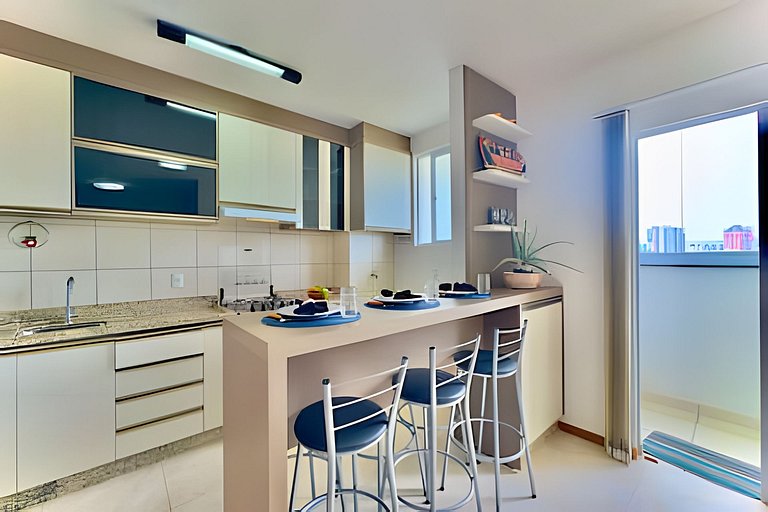 A 400m PRAIA c/ Piscina Wi-fi Churrasqueira