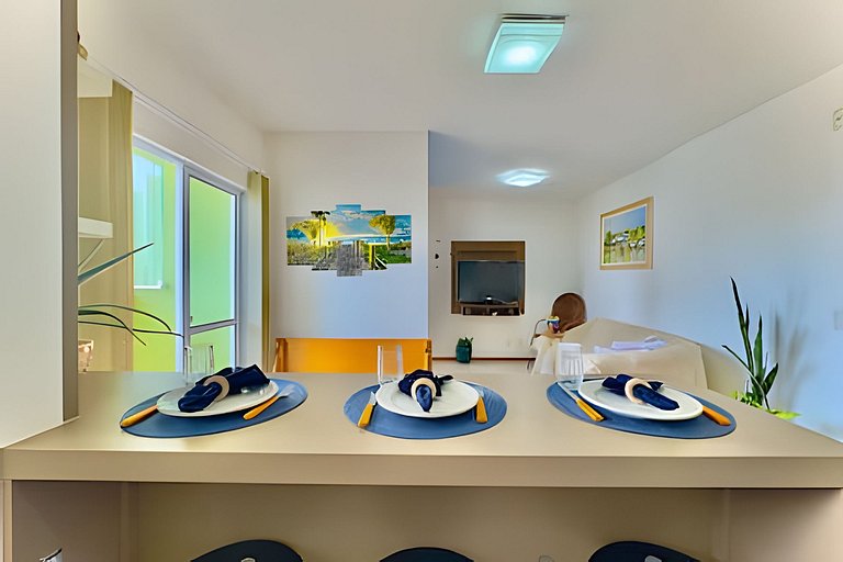 A 400m PRAIA c/ Piscina Wi-fi Churrasqueira