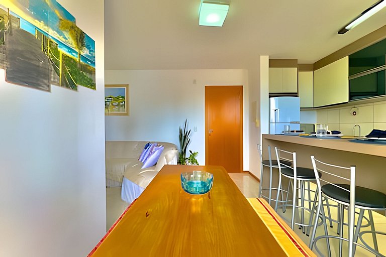 A 400m PRAIA c/ Piscina Wi-fi Churrasqueira