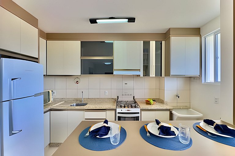 A 400m PRAIA c/ Piscina Wi-fi Churrasqueira