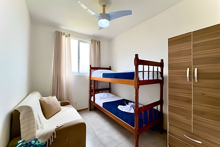 A 400m PRAIA c/ Piscina Wi-fi Churrasqueira