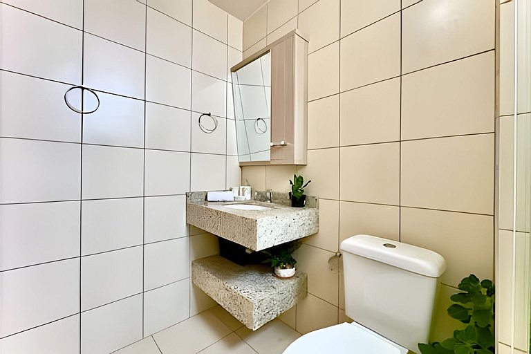 A 400m PRAIA c/ Piscina Wi-fi Churrasqueira