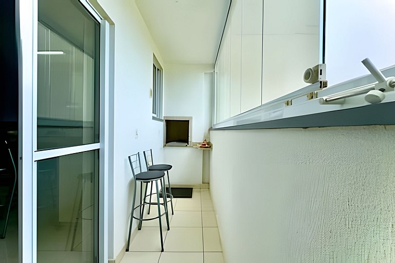 A 400m PRAIA c/ Piscina Wi-fi Churrasqueira