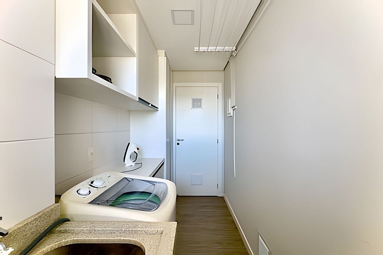 Apto a 180m da Praia c/ Churrasq. Piscina e Wi-Fi