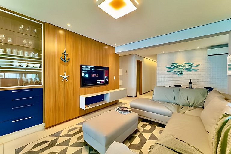 Frente Mar | Varanda Gourmet | Piscina Infinita