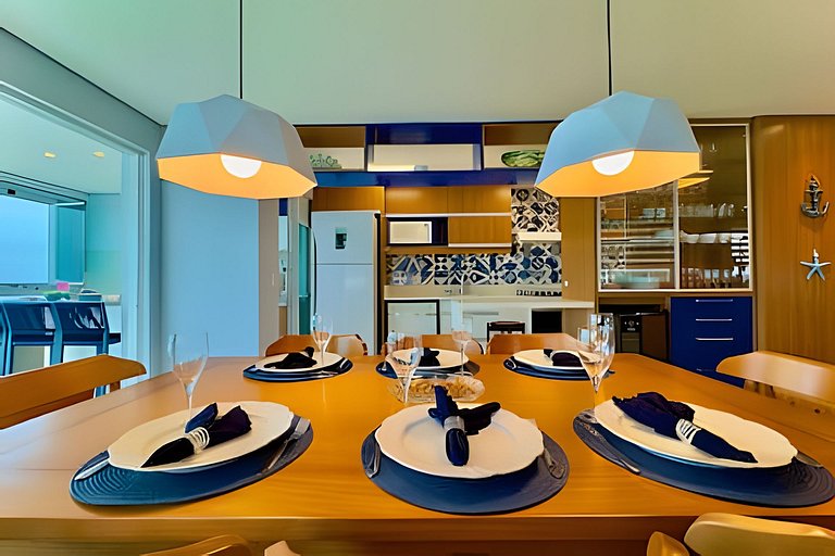 Frente Mar | Varanda Gourmet | Piscina Infinita