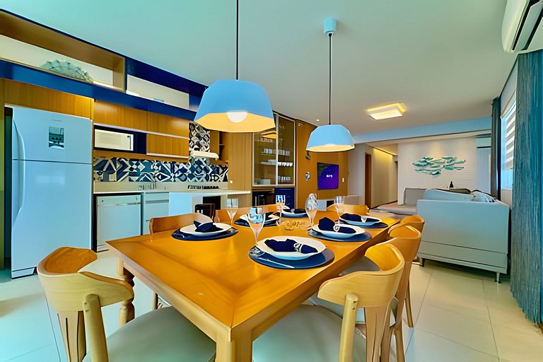 Frente Mar | Varanda Gourmet | Piscina Infinita