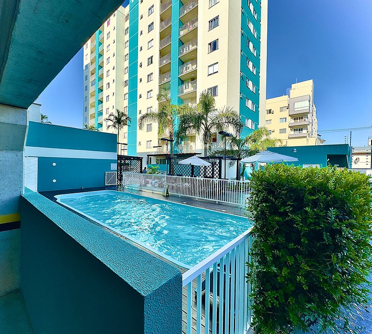 Apto em Barra Velha 340m da PRAIA com sacada