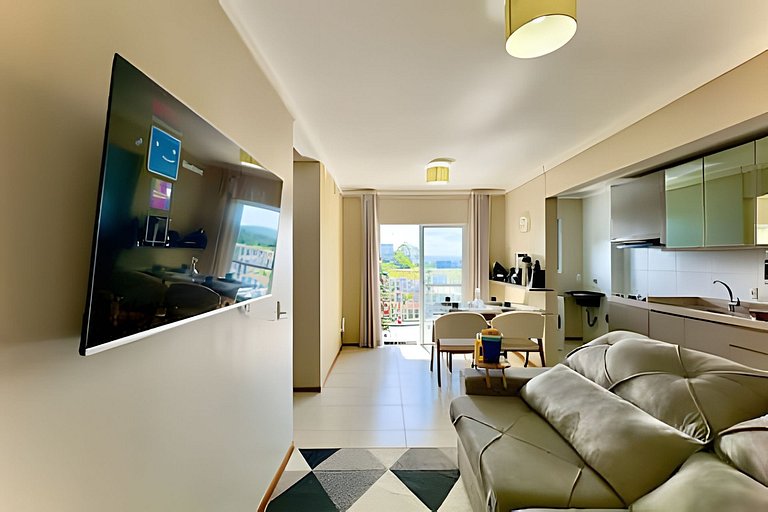 Apto a 340m da PRAIA c/Piscina Churrasq. Wi-Fi