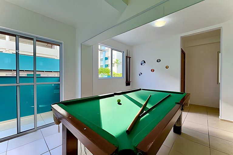 Apto a 340m da PRAIA c/Piscina Churrasq. Wi-Fi