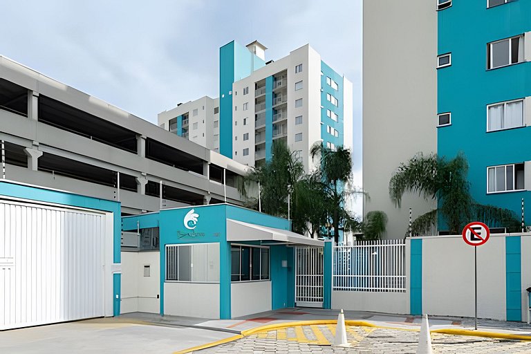 Apto a 340m da PRAIA c/Piscina Churrasq. Wi-Fi