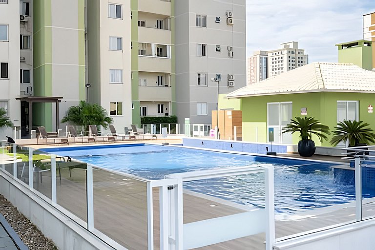 A 400m da PRAIA | Piscina, Wi-Fi e Churrasqueira