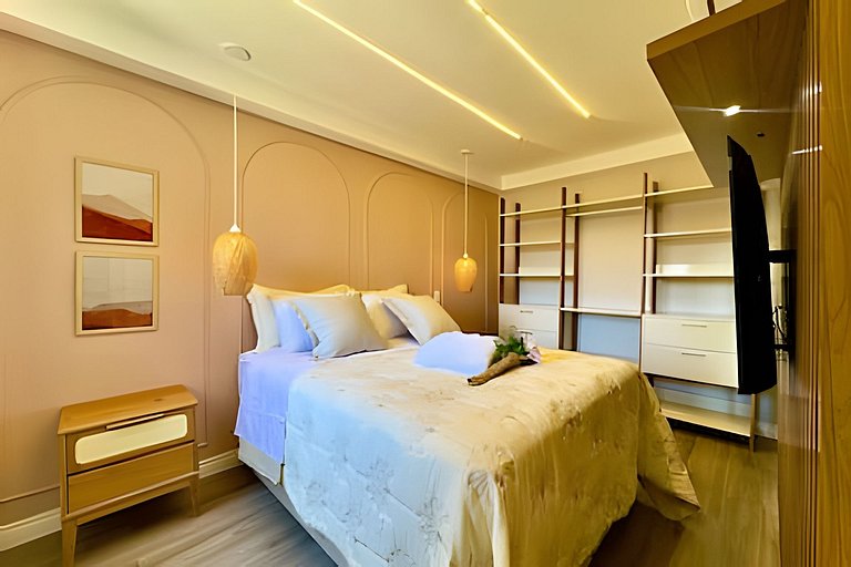 Seu Refúgio a 500m da Praia | Piscina e Churrasq.