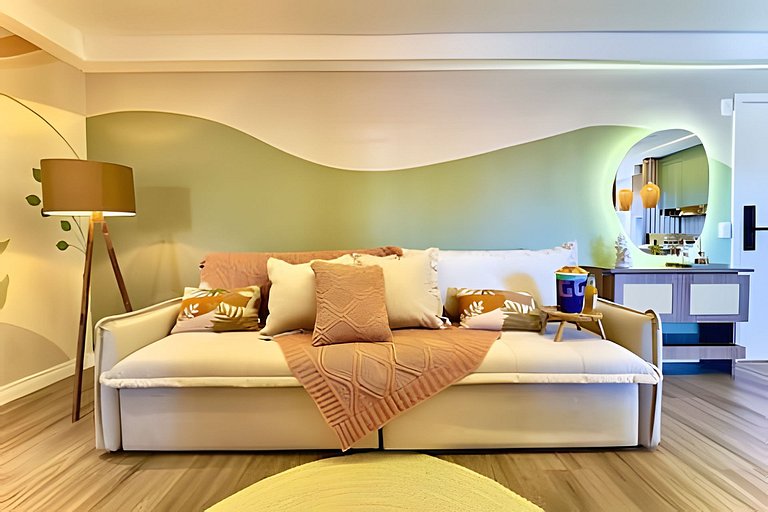 Seu Refúgio a 500m da Praia | Piscina e Churrasq.