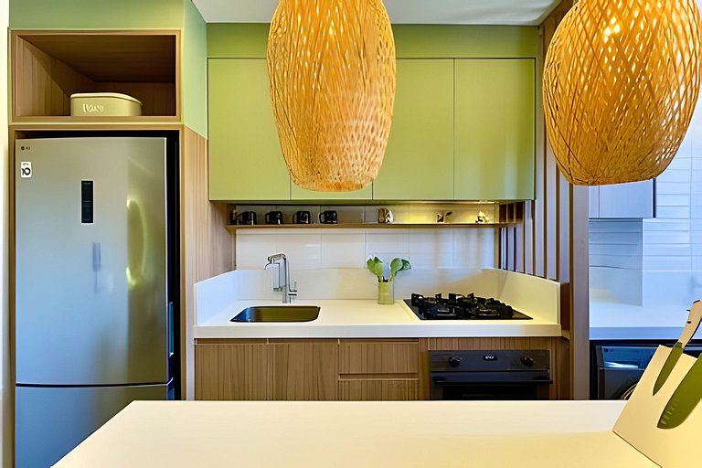 Seu Refúgio a 500m da Praia | Piscina e Churrasq.