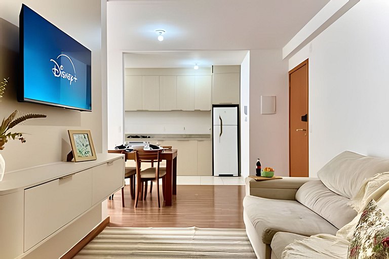 Pé na Areia c/ Piscina e Churrasqueira Privativa