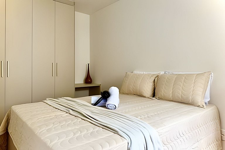 Pé na Areia c/ Piscina e Churrasqueira Privativa