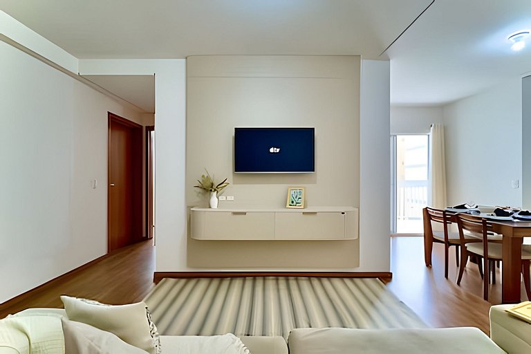 Pé na Areia c/ Piscina e Churrasqueira Privativa