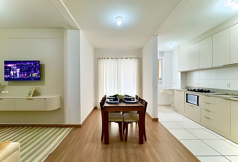 Pé na Areia c/ Piscina e Churrasqueira Privativa