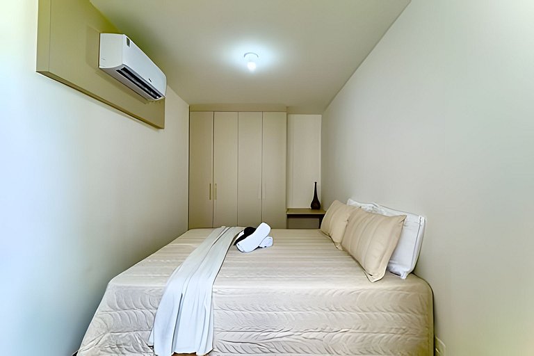 Pé na Areia c/ Piscina e Churrasqueira Privativa