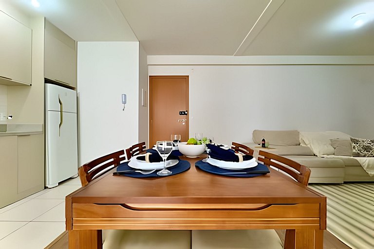 Pé na Areia c/ Piscina e Churrasqueira Privativa