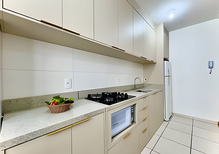 Pé na Areia c/ Piscina e Churrasqueira Privativa