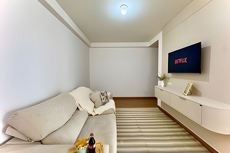 Pé na Areia c/ Piscina e Churrasqueira Privativa