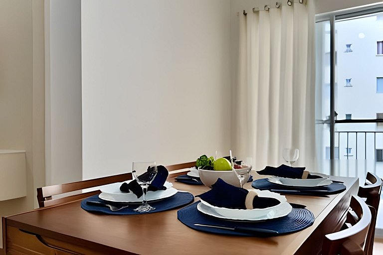 Pé na Areia c/ Piscina e Churrasqueira Privativa