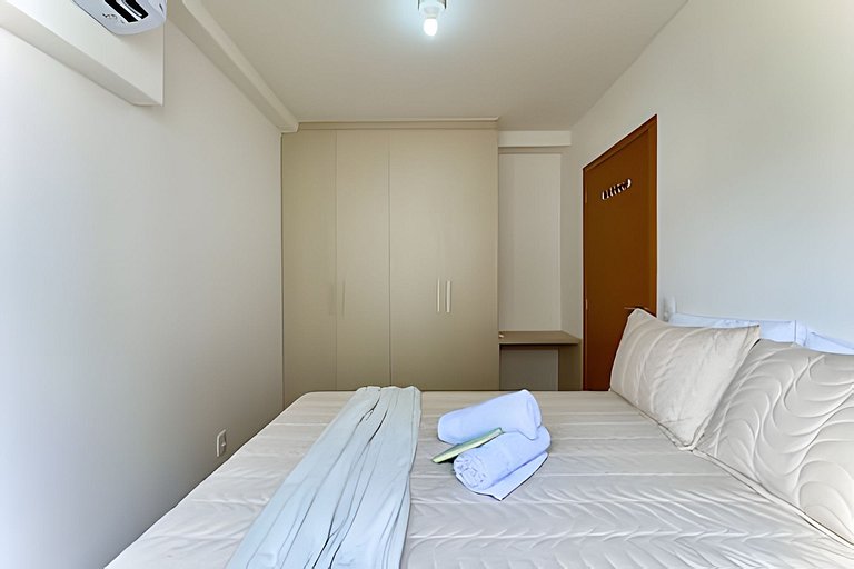 Pé na Areia c/ Piscina e Churrasqueira Privativa