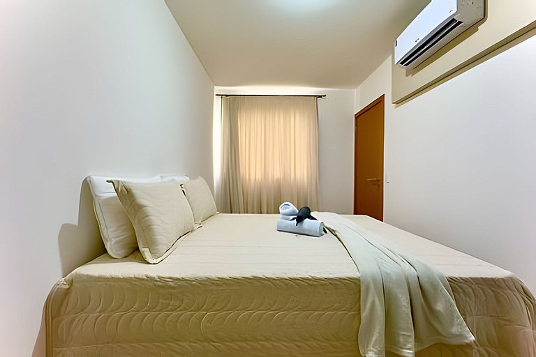 Pé na Areia c/ Piscina e Churrasqueira Privativa