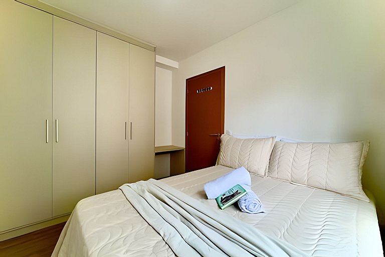 Pé na Areia c/ Piscina e Churrasqueira Privativa