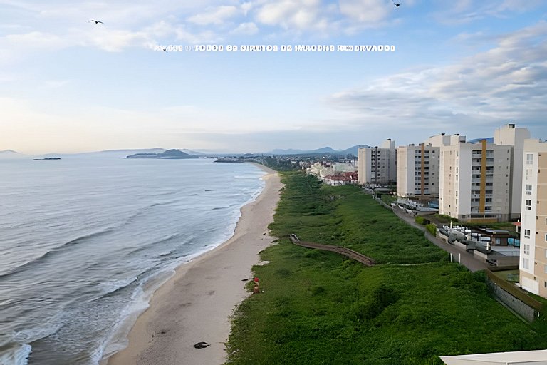 Pé na Areia c/ Piscina e Churrasqueira Privativa