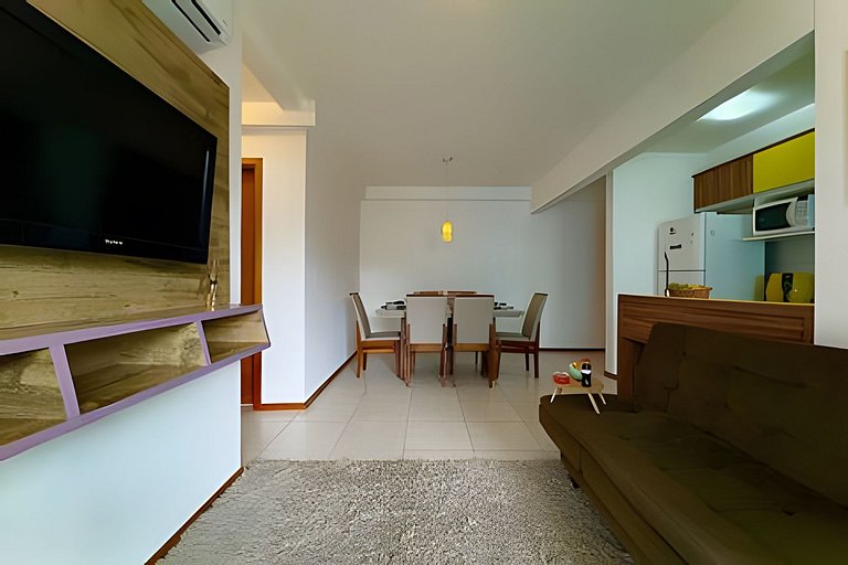 Apto a 340m da PRAIA c/Piscina Churrasq. Wi-Fi