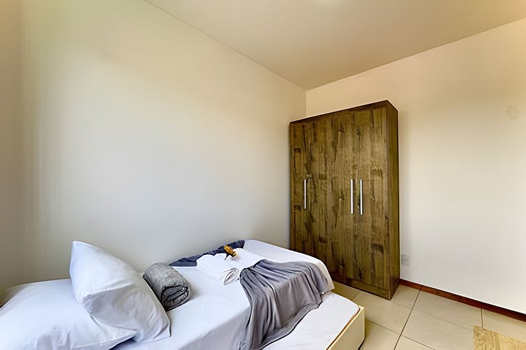 Apto a 340m da PRAIA c/Piscina Churrasq. Wi-Fi