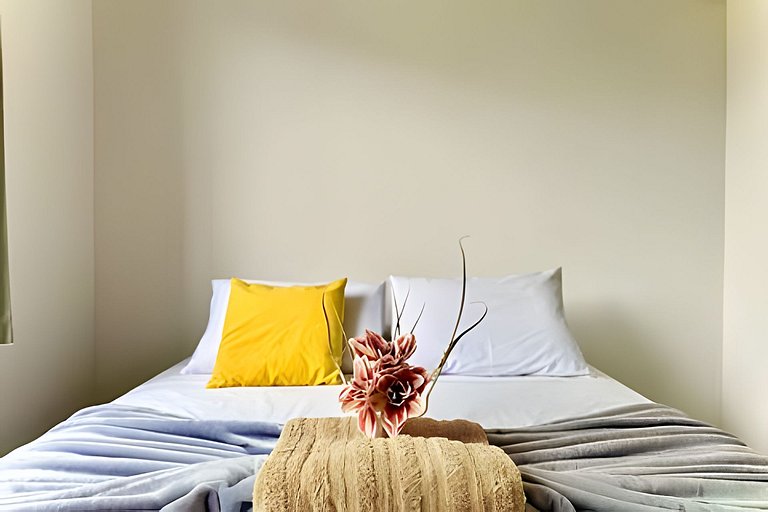 Apto a 340m da PRAIA c/Piscina Churrasq. Wi-Fi