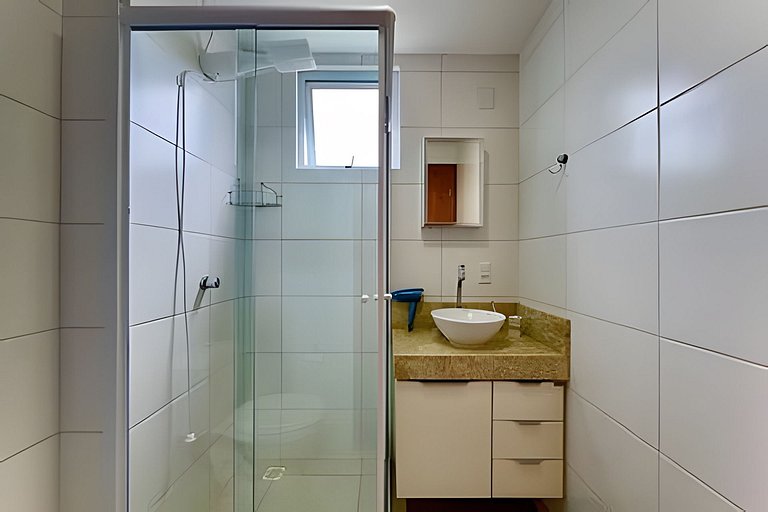 Apto a 340m da PRAIA c/Piscina Churrasq. Wi-Fi