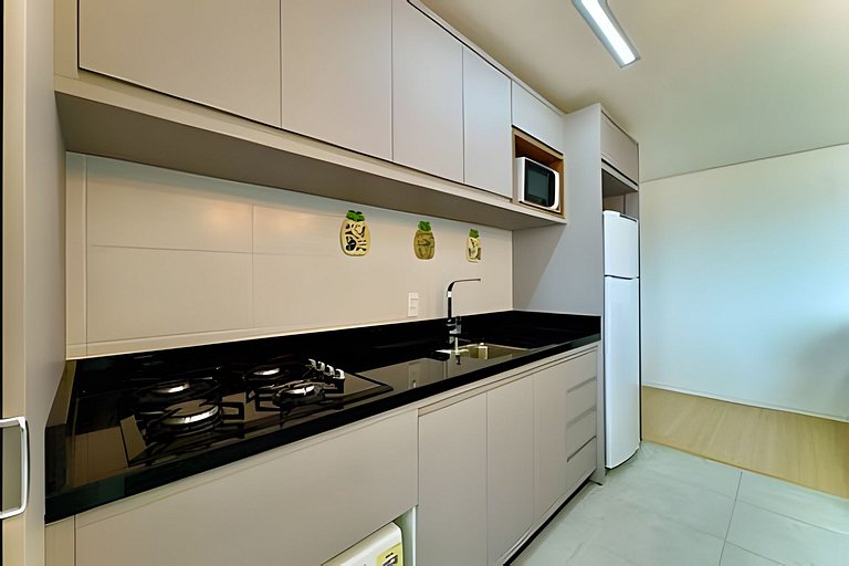 A 750m da Praia | Apto com Ar, Piscina e Churrasq.