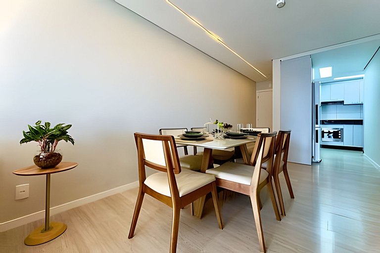 A 150m da PRAIA climatizado, Churrasq. e Wi-fi