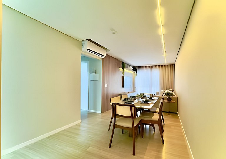 A 150m da PRAIA climatizado, Churrasq. e Wi-fi