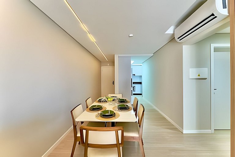 A 150m da PRAIA climatizado, Churrasq. e Wi-fi