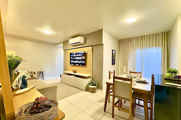 Ap Completo 150m da Praia Ar condicionado Piscina