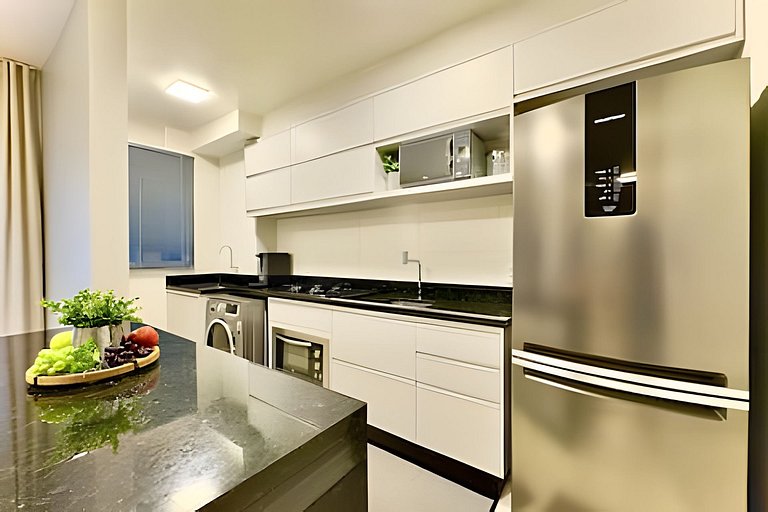 Ap Completo 150m da Praia Ar condicionado Piscina