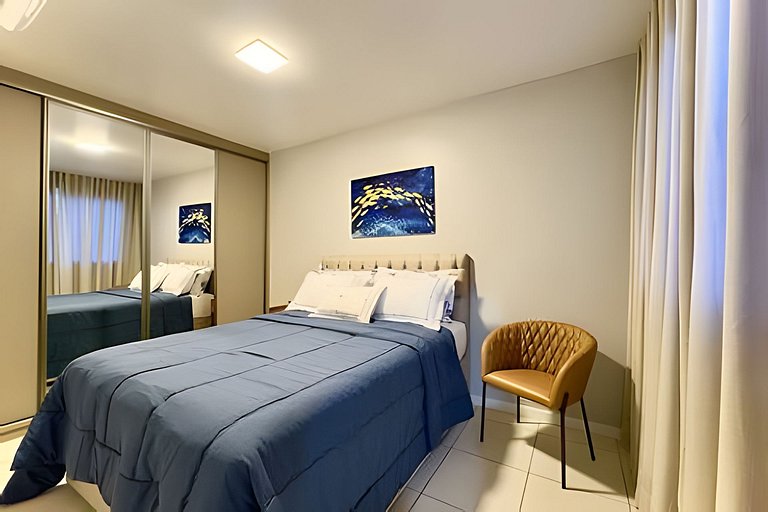 Ap Completo 150m da Praia Ar condicionado Piscina