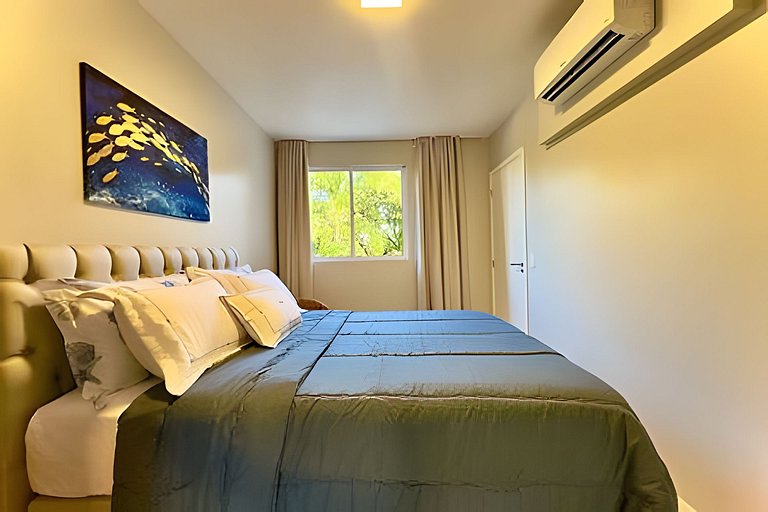 Ap Completo 150m da Praia Ar condicionado Piscina