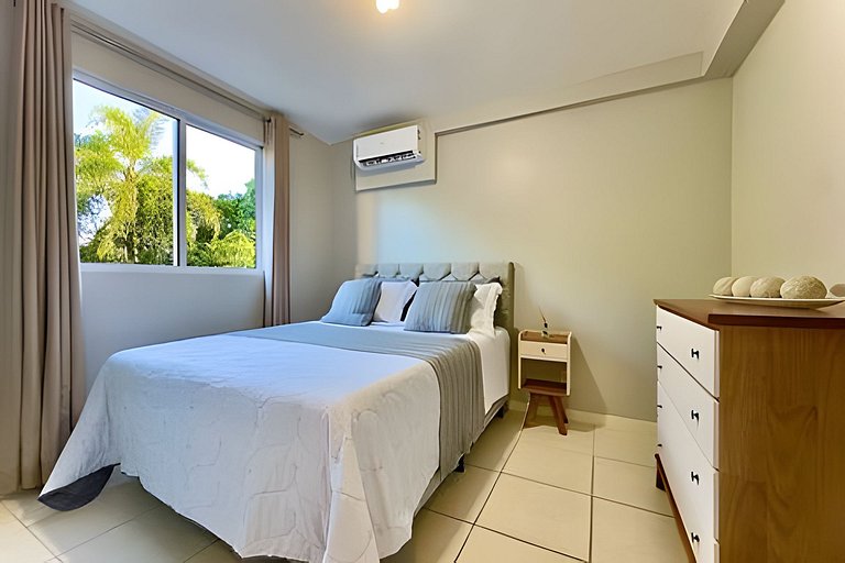 Ap Completo 150m da Praia Ar condicionado Piscina