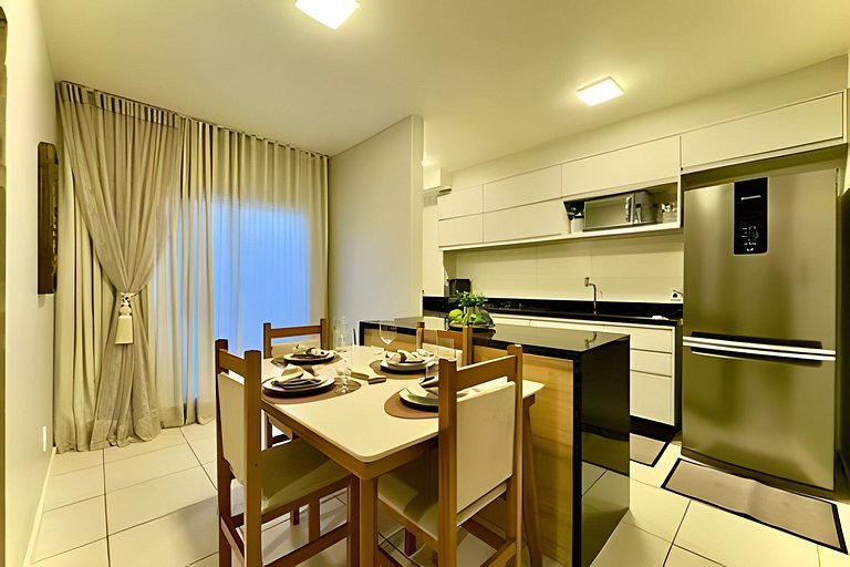 Ap Completo 150m da Praia Ar condicionado Piscina