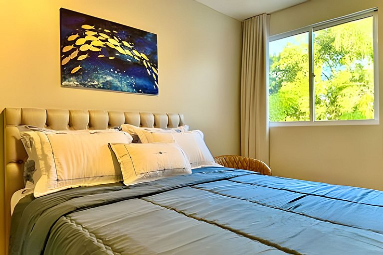 Ap Completo 150m da Praia Ar condicionado Piscina