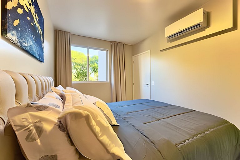 Ap Completo 150m da Praia Ar condicionado Piscina