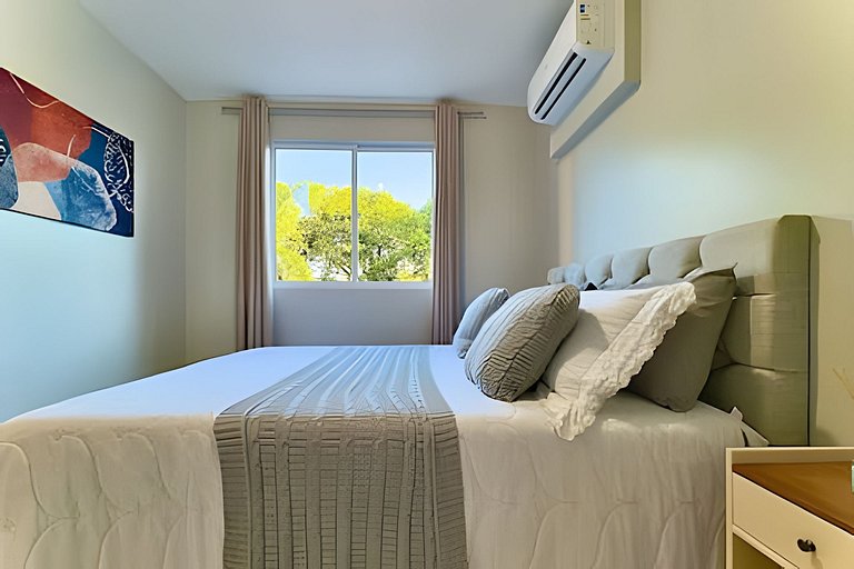 Ap Completo 150m da Praia Ar condicionado Piscina